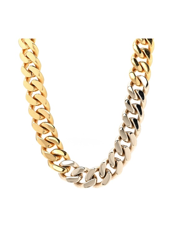 Saint Laurent Jewelry - SAINT LAURENT
Metal Curb Chain Necklace Gold Silver